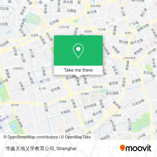 华鑫天地乂学教育公司 map