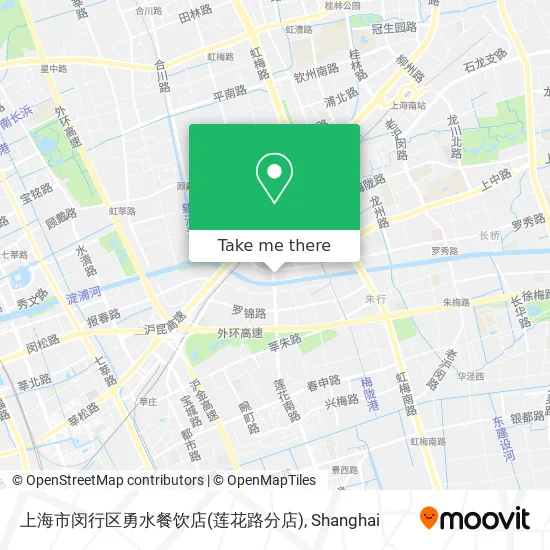 上海市闵行区勇水餐饮店(莲花路分店) map
