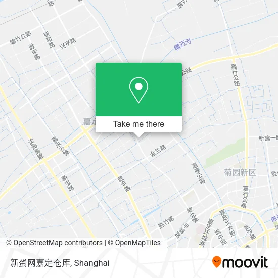 新蛋网嘉定仓库 map