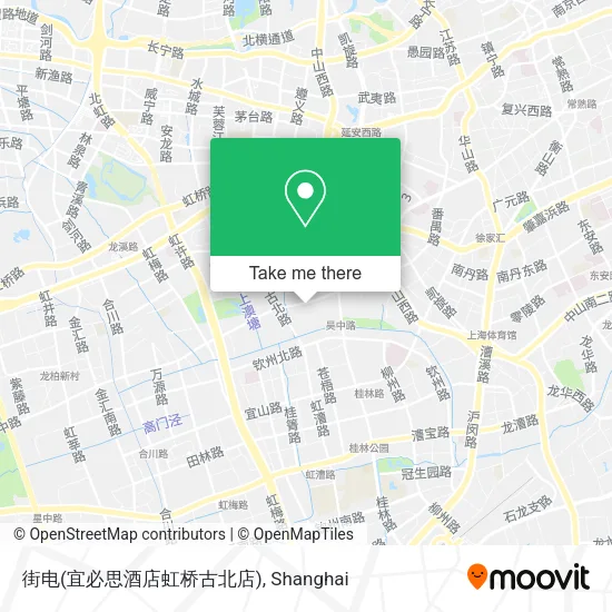 街电(宜必思酒店虹桥古北店) map