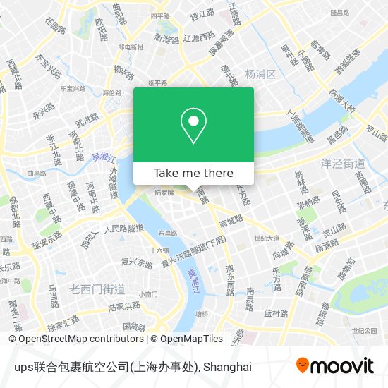 ups联合包裹航空公司(上海办事处) map