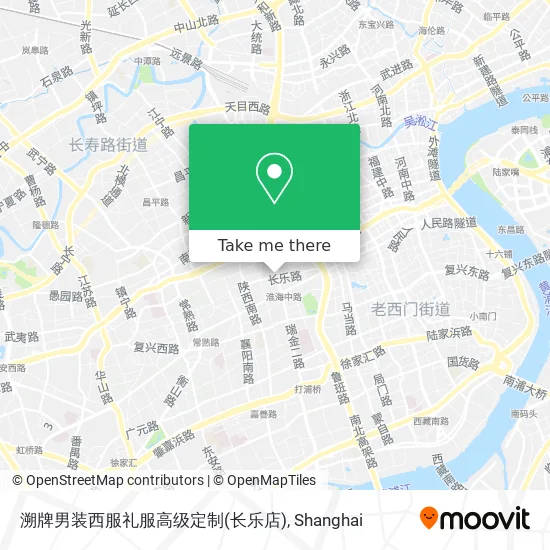 溯牌男装西服礼服高级定制(长乐店) map