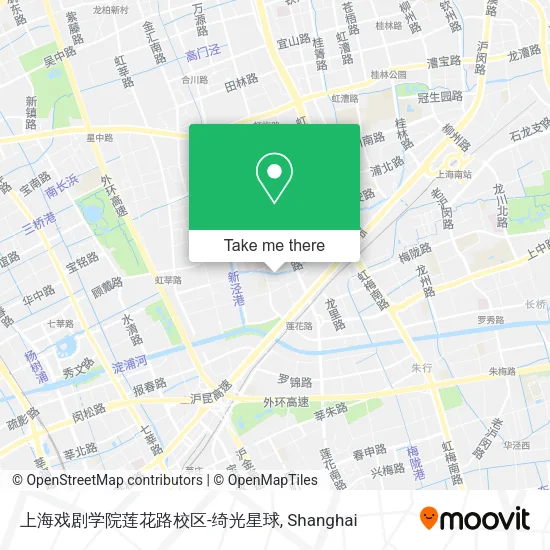 上海戏剧学院莲花路校区-绮光星球 map