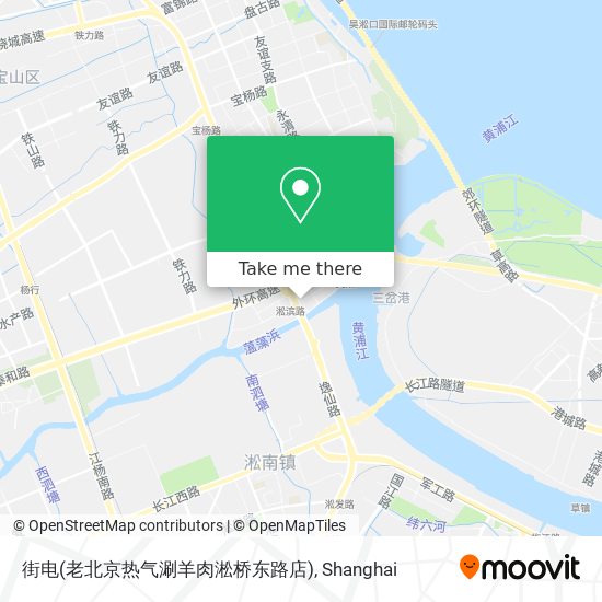 街电(老北京热气涮羊肉淞桥东路店) map