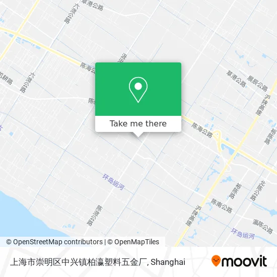 上海市崇明区中兴镇柏瀛塑料五金厂 map