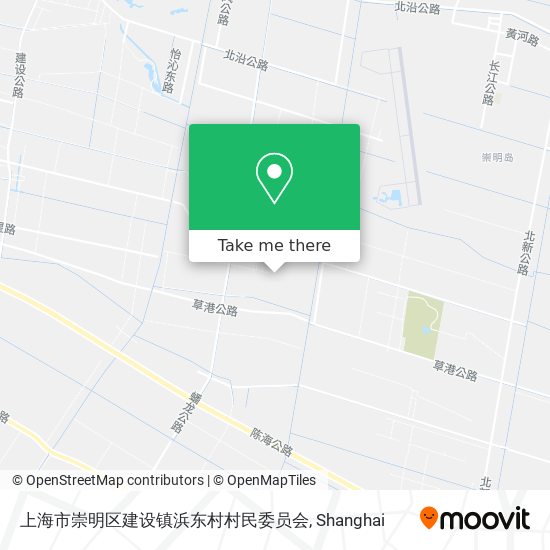 上海市崇明区建设镇浜东村村民委员会 map