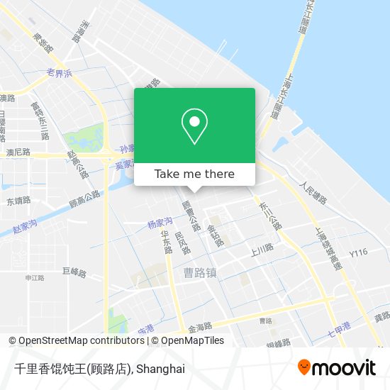 千里香馄饨王(顾路店) map