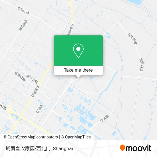 腾而皇农家园-西北门 map