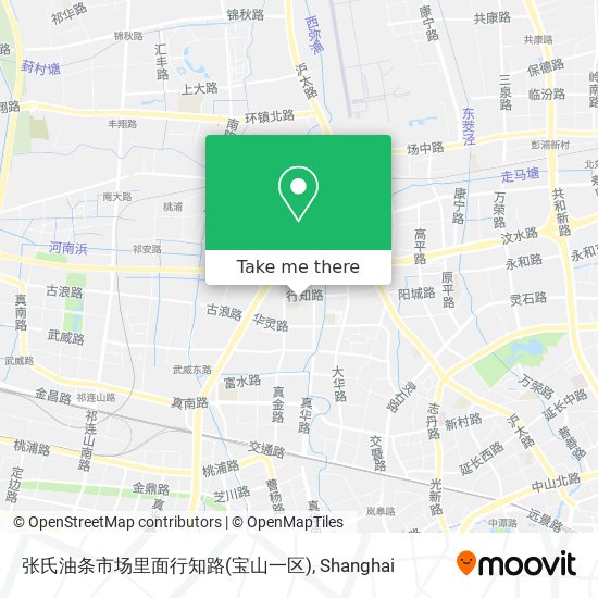张氏油条市场里面行知路(宝山一区) map