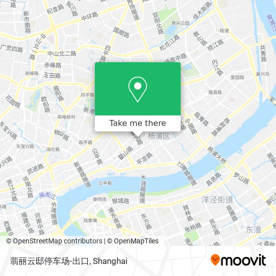 翡丽云邸停车场-出口 map