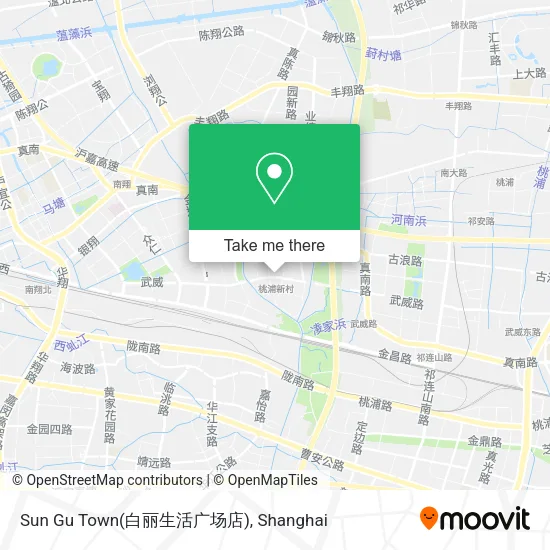 Sun Gu Town(白丽生活广场店) map