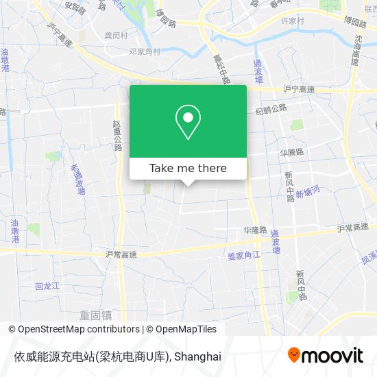 依威能源充电站(梁杭电商U库) map