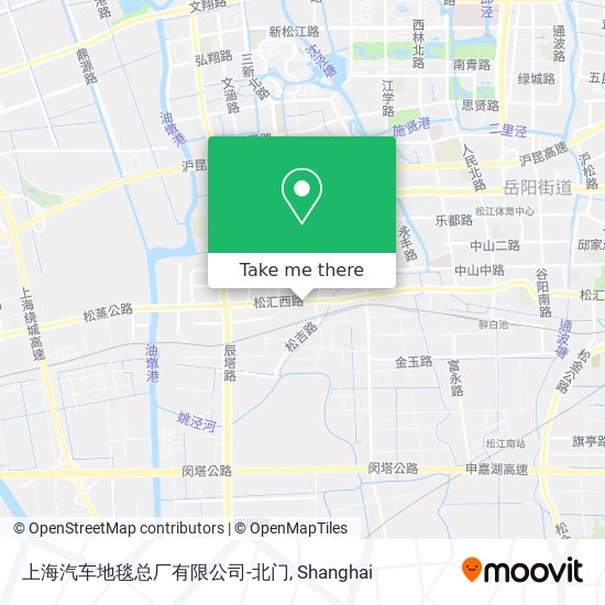上海汽车地毯总厂有限公司-北门 map
