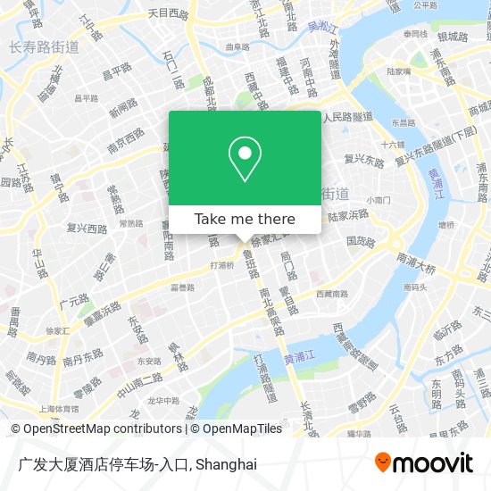 广发大厦酒店停车场-入口 map
