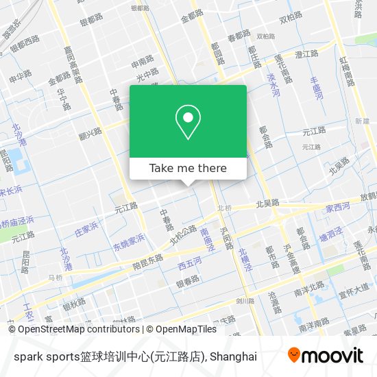 spark sports篮球培训中心(元江路店) map