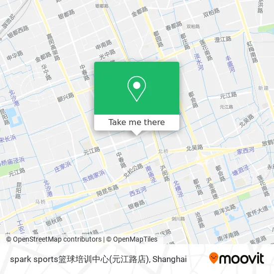 spark sports篮球培训中心(元江路店) map