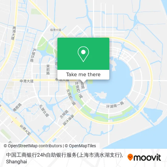 中国工商银行24h自助银行服务(上海市滴水湖支行) map