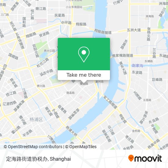 定海路街道协税办 map