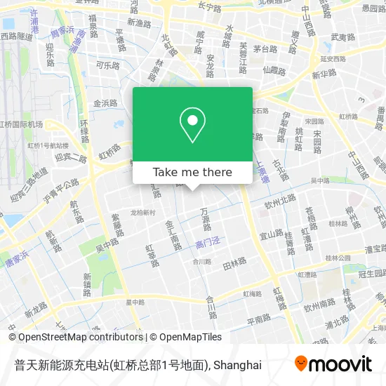 普天新能源充电站(虹桥总部1号地面) map