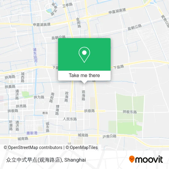 众立中式早点(观海路店) map