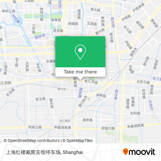 上海红楼戴斯宾馆停车场 map
