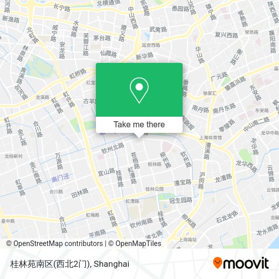 桂林苑南区(西北2门) map