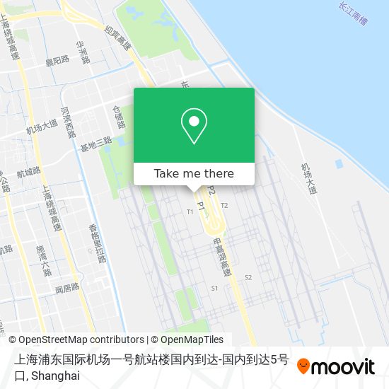 上海浦东国际机场一号航站楼国内到达-国内到达5号口 map