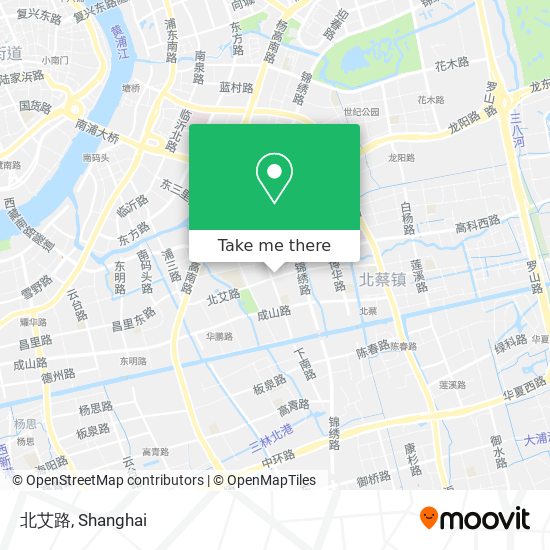 北艾路 map