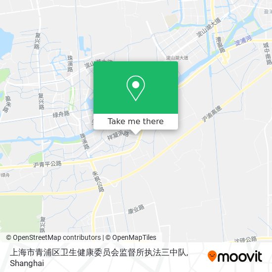 上海市青浦区卫生健康委员会监督所执法三中队 map