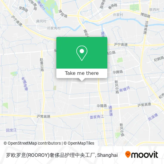罗欧罗意(ROOROY)奢侈品护理中央工厂 map