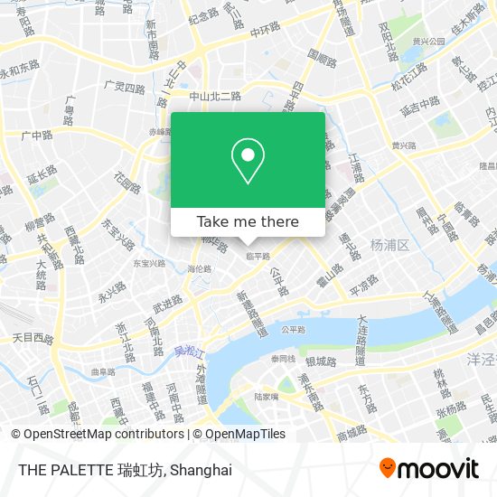 THE PALETTE 瑞虹坊 map
