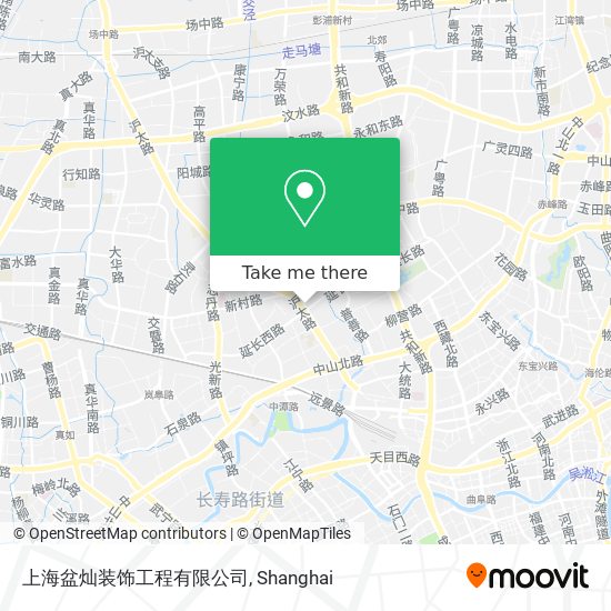 上海盆灿装饰工程有限公司 map