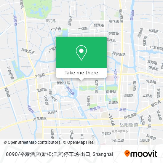 8090/裕豪酒店(新松江店)停车场-出口 map