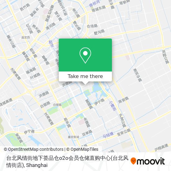 台北风情街地下荟品仓o2o会员仓储直购中心(台北风情街店) map