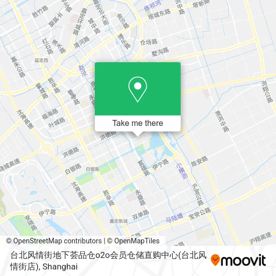 台北风情街地下荟品仓o2o会员仓储直购中心(台北风情街店) map