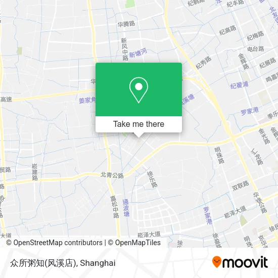 众所粥知(风溪店) map