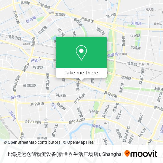 上海捷运仓储物流设备(新世界生活广场店) map