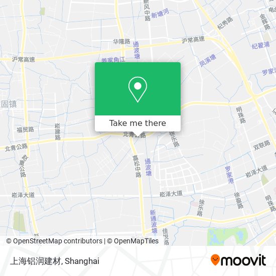 上海铝润建材 map