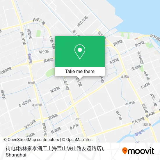 街电(格林豪泰酒店上海宝山铁山路友谊路店) map