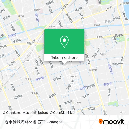春申景城湖畔林语-西门 map