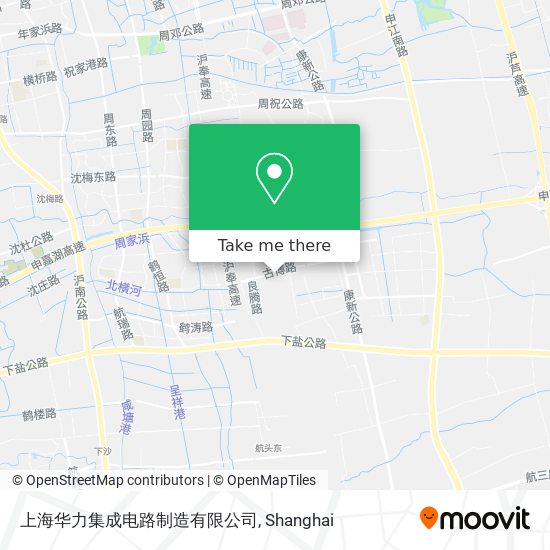 上海华力集成电路制造有限公司 map