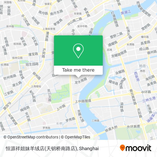 恒源祥姐妹羊绒店(天钥桥南路店) map