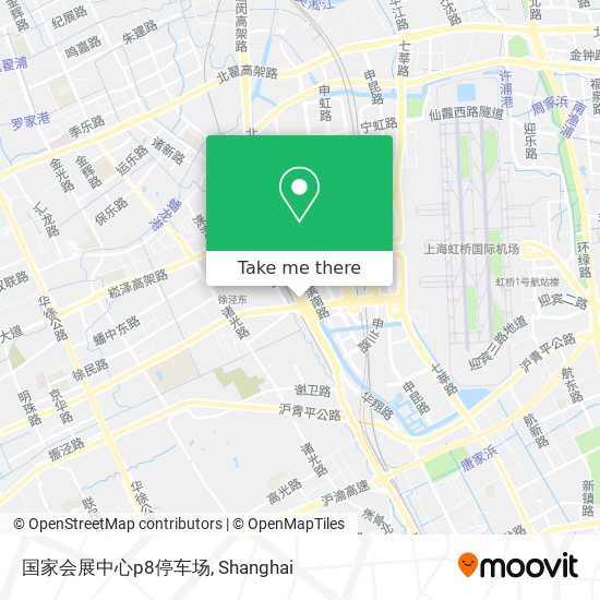 国家会展中心p8停车场 map