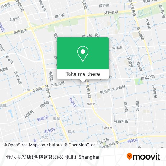 舒乐美发店(明腾纺织办公楼北) map