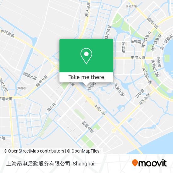 上海昂电后勤服务有限公司 map