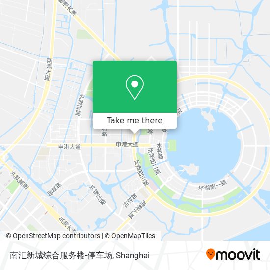 南汇新城综合服务楼-停车场 map