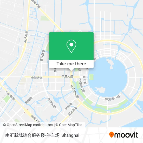 南汇新城综合服务楼-停车场 map