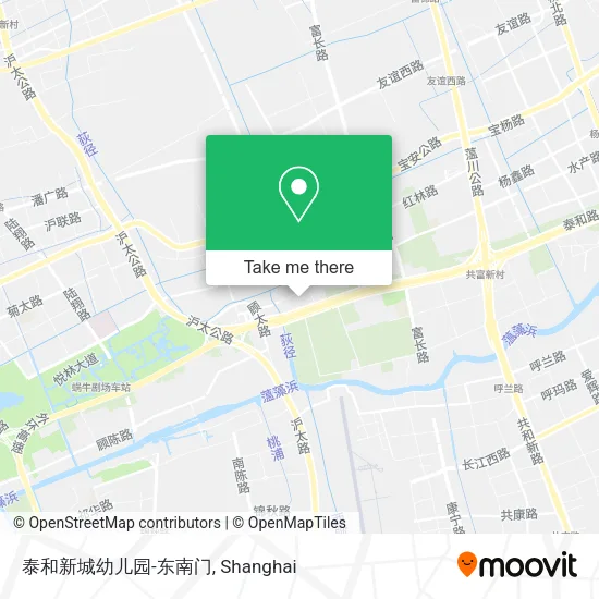 泰和新城幼儿园-东南门 map