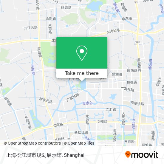 上海松江城市规划展示馆 map