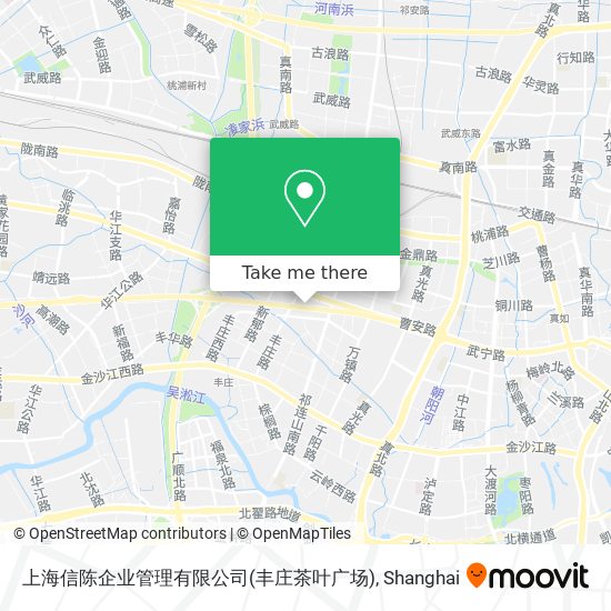 上海信陈企业管理有限公司(丰庄茶叶广场) map
